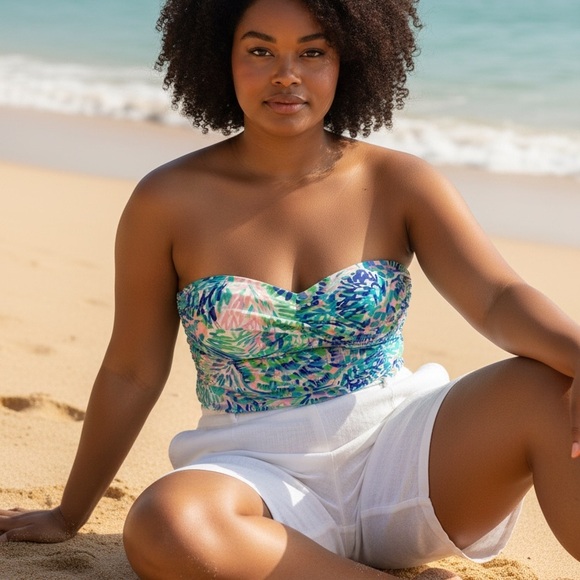 Lilly Pulitzer Other - Lilly Pulitzer Multicolor Strapless Top